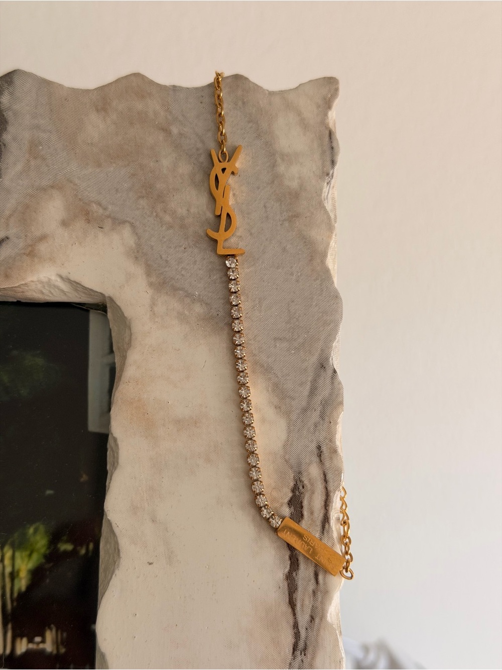Y S L Gold Fashion Bracelet